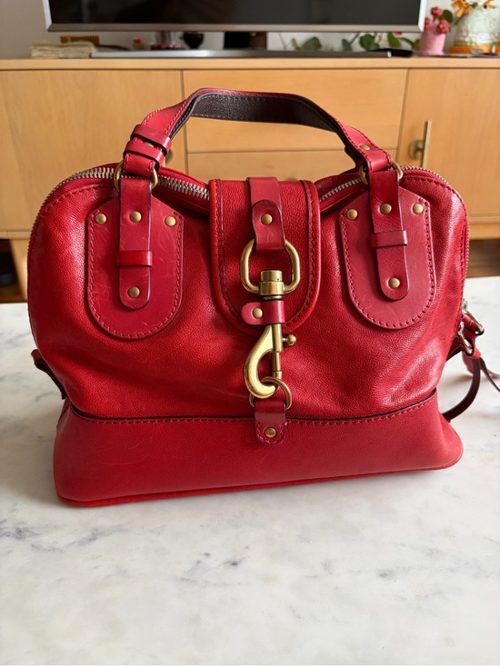 Chloe Handbags - Vintage Designer Chloé Kerala Red Leather Satchel Bag – Excellent Condition